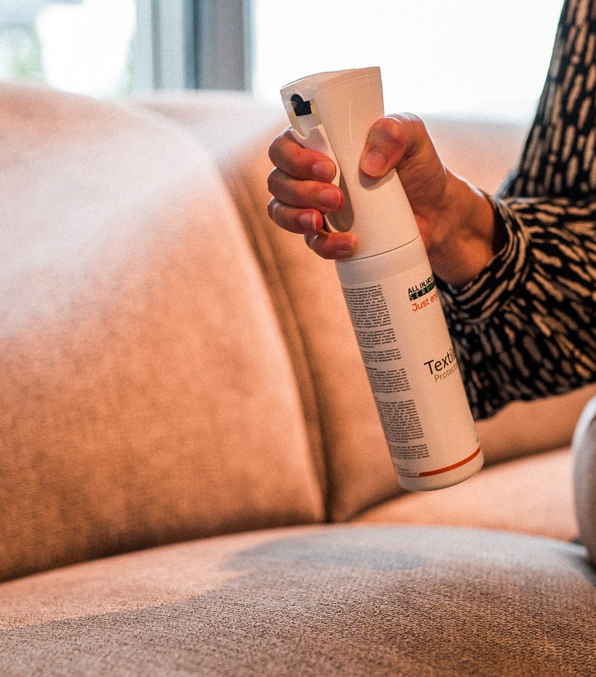 All-in-House vlekgarantie textielspray